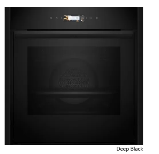 Indbygningsovn 60 X 60 Cm Flex Design Neff N70 Deep Black